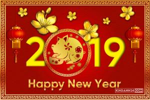 Bộ thiệp chúc tết, thiệp chúc mừng năm mới 2019 đẹp nhất năm